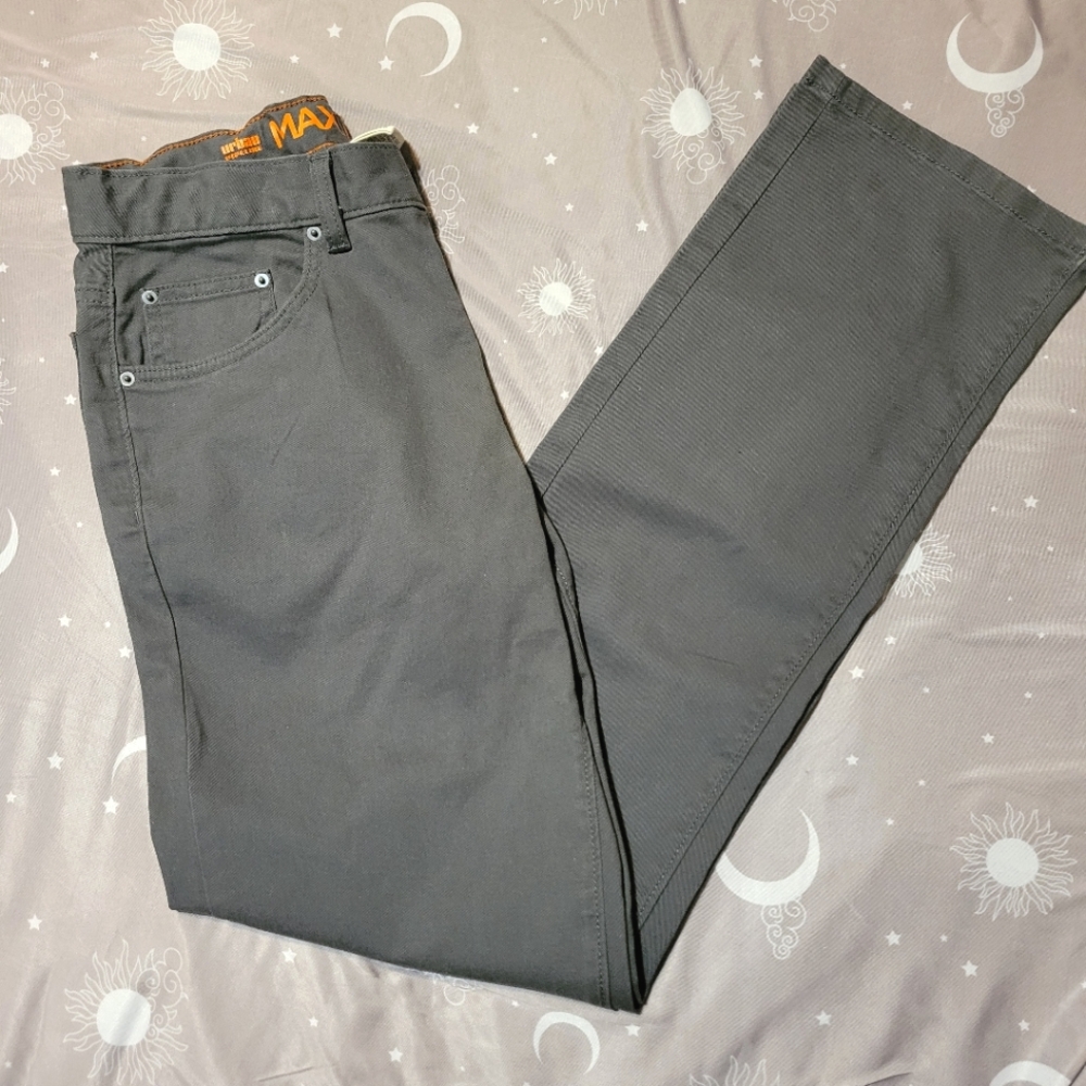 Teen Boy's / Youth Size 18 Skinny Gray Pants With Adjustable Waist